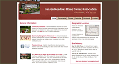 Desktop Screenshot of hansenmeadows.com